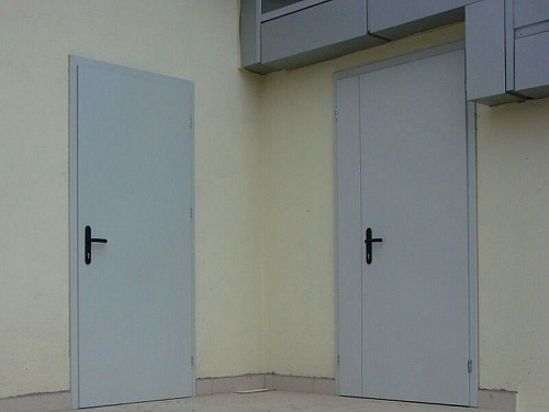 Дверь техническая полуторная в электрощитовую 1150x2050